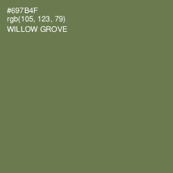 #697B4F - Willow Grove Color Image